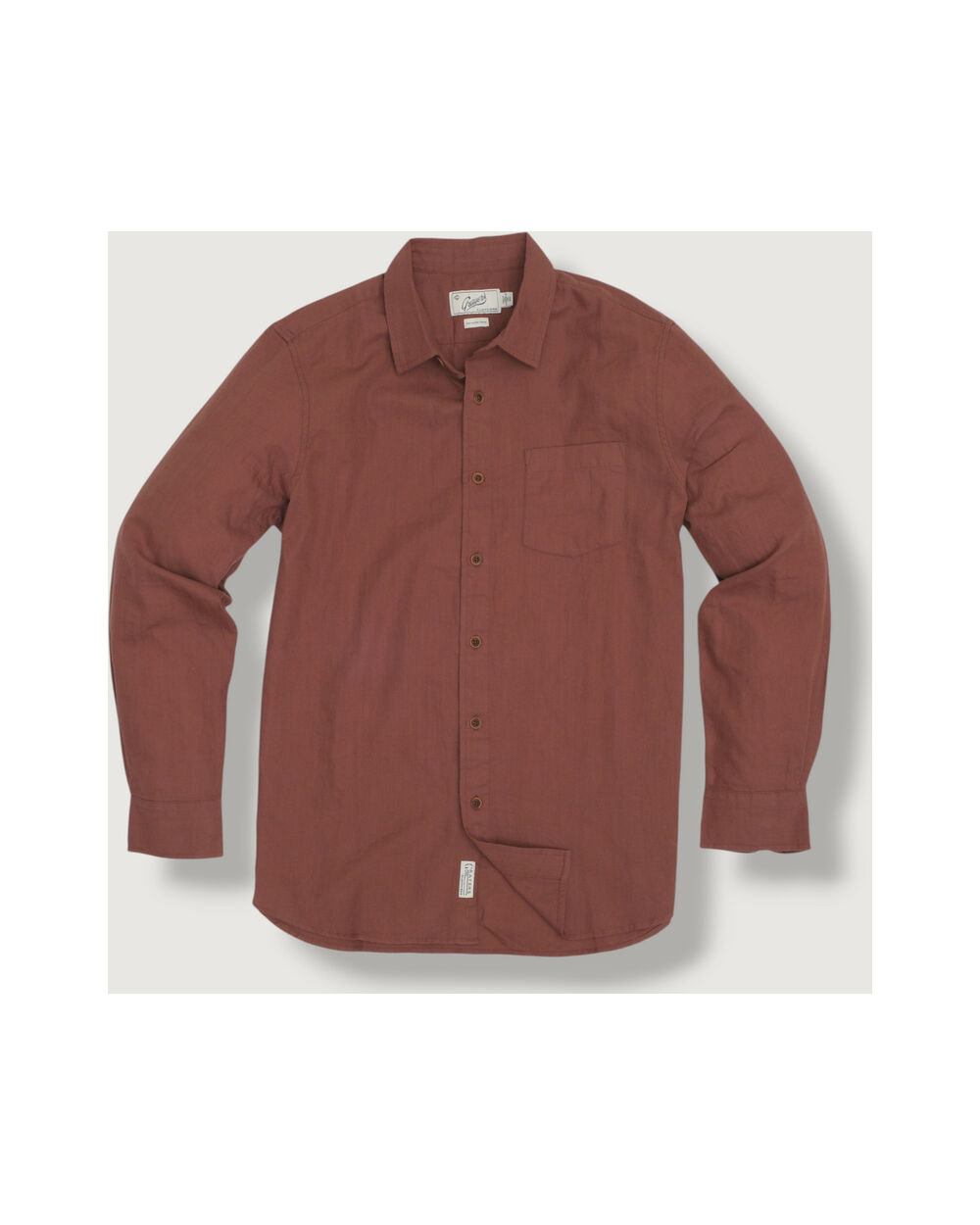 Grayers Lightweight Powerloom Shirt, Marron