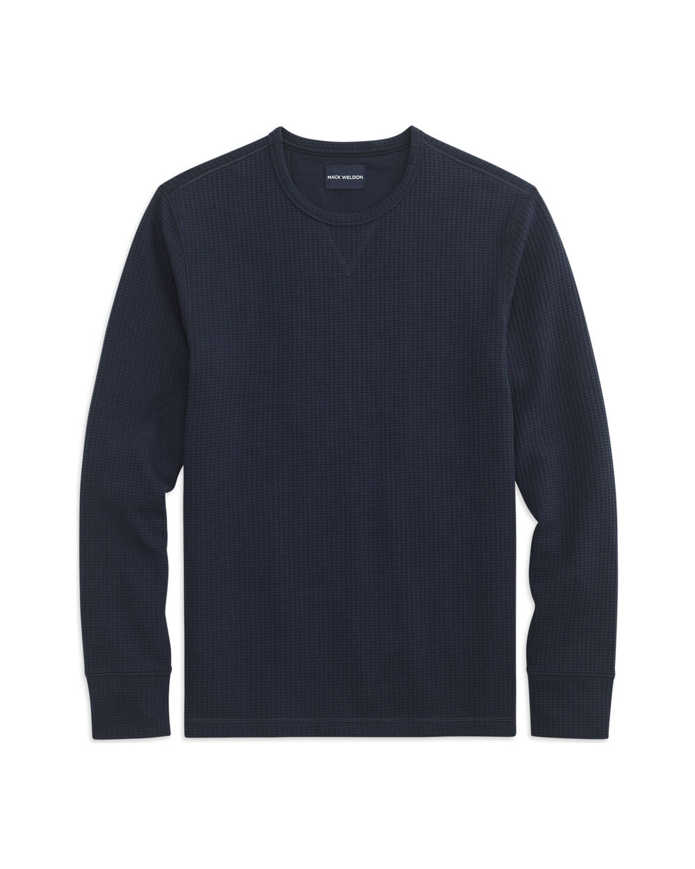 Mack Weldon WARMKNIT Waffle Crew, Total Eclipse